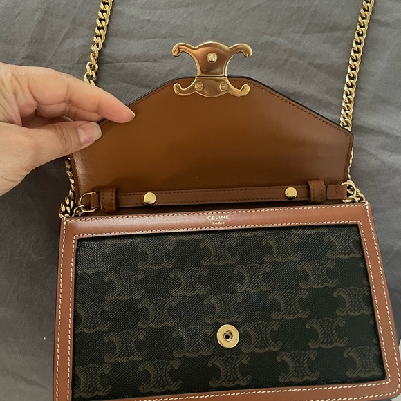 SOLD 🏆Celine triomphe  Wallet on chain - Picture 13 of 14